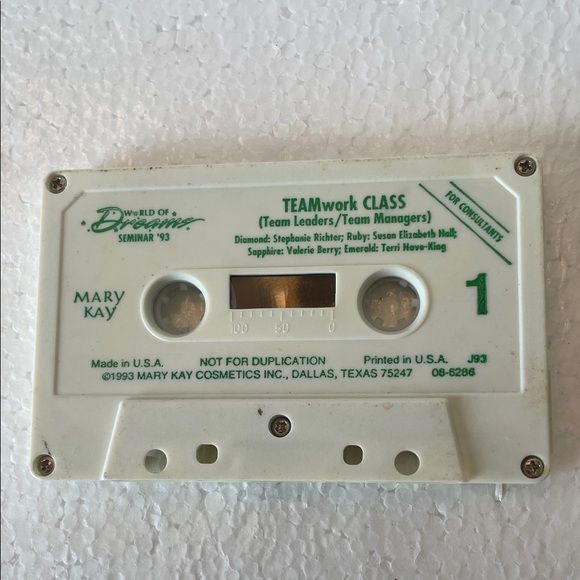 Mary Kay Cassette Tapes the world of dreams seminar 93 selling teamwork vintage - Picture 7 of 10